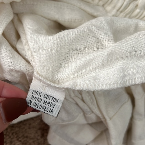 Cleobella Eliana Puff Sleeve Bohemian Top Ivory - Picture 12 of 13